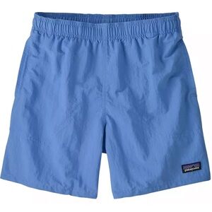 Patagonia Kids' Large Baggies Shorts Abundant Blue Girls' Boys' NWT 4" Inseam